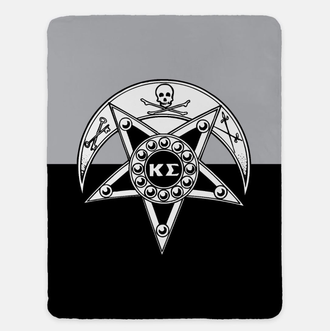 Kappa Sigma XL 60x80 Blanket - Badge Color Block | Official Merch