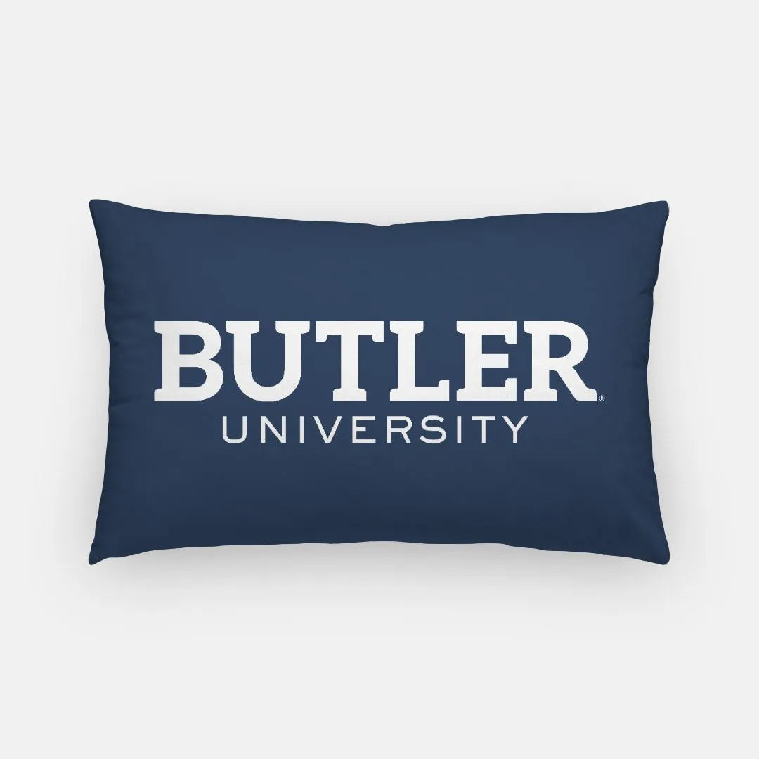 Butler University Blue Lumbar Pillow Cover | Graduation Gifts | Decor | Festive Fit Home