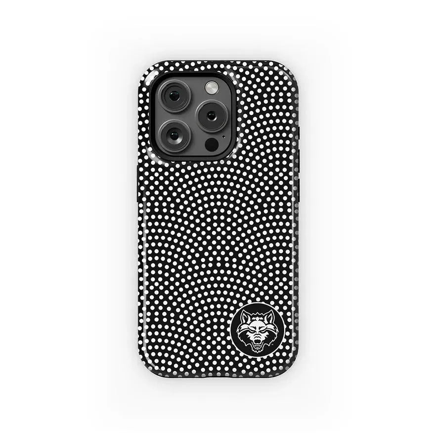 Arkansas State University iPhone 16, 15, 14, 13 Phone Case - White Dots Gloss Mobile Phone Cases