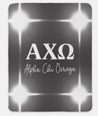 Alpha Chi Omega XL 60x80 Sherpa Blanket - Flashing Lights | AXO Gifts