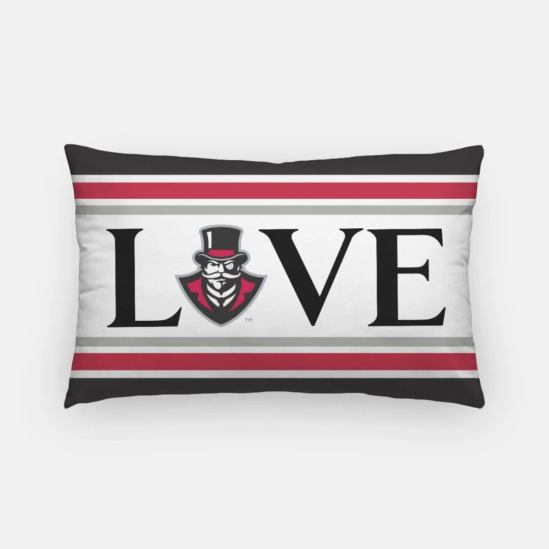 Austin Peay State Pillow Cover - LOVE | Official Gift Shop | Decor