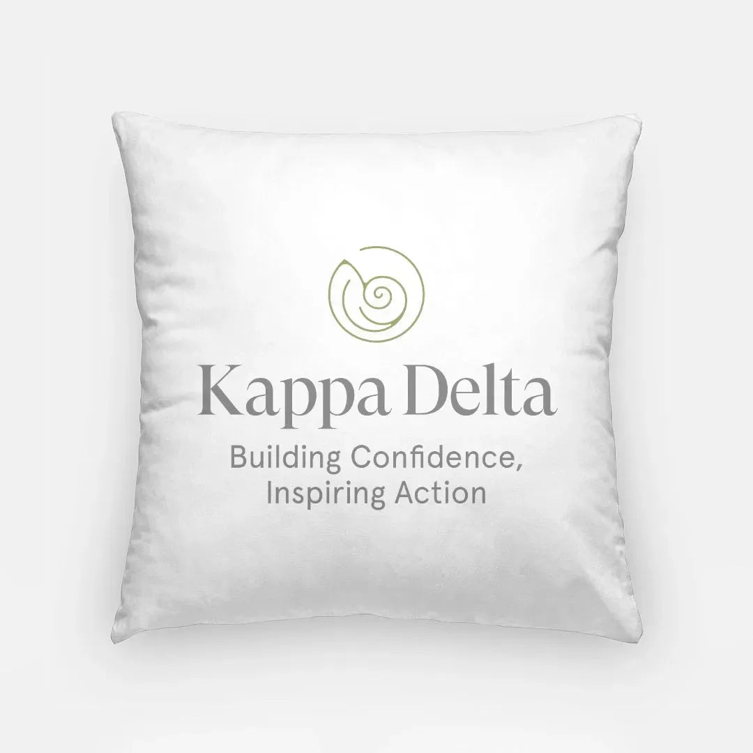 Kappa Delta 18" Traditional Throw Pillow Cover Pillow Covers