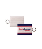 University of South Alabama Vegan Saffiano Leather Card Holder Stripe | Gifts