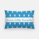 Dream Boldly. Live Fully KKG Owl Lumbar Pillow Cover | Kappa Gifts | Campus Greek Fit