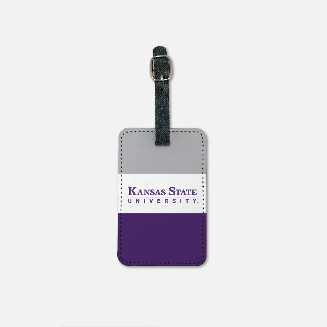 Kansas State University Luggage Tag - Traditional (Set of 2) Luggage Tags