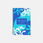 Tri Delta Personalized Notebook Journal - Abstract Leaves
