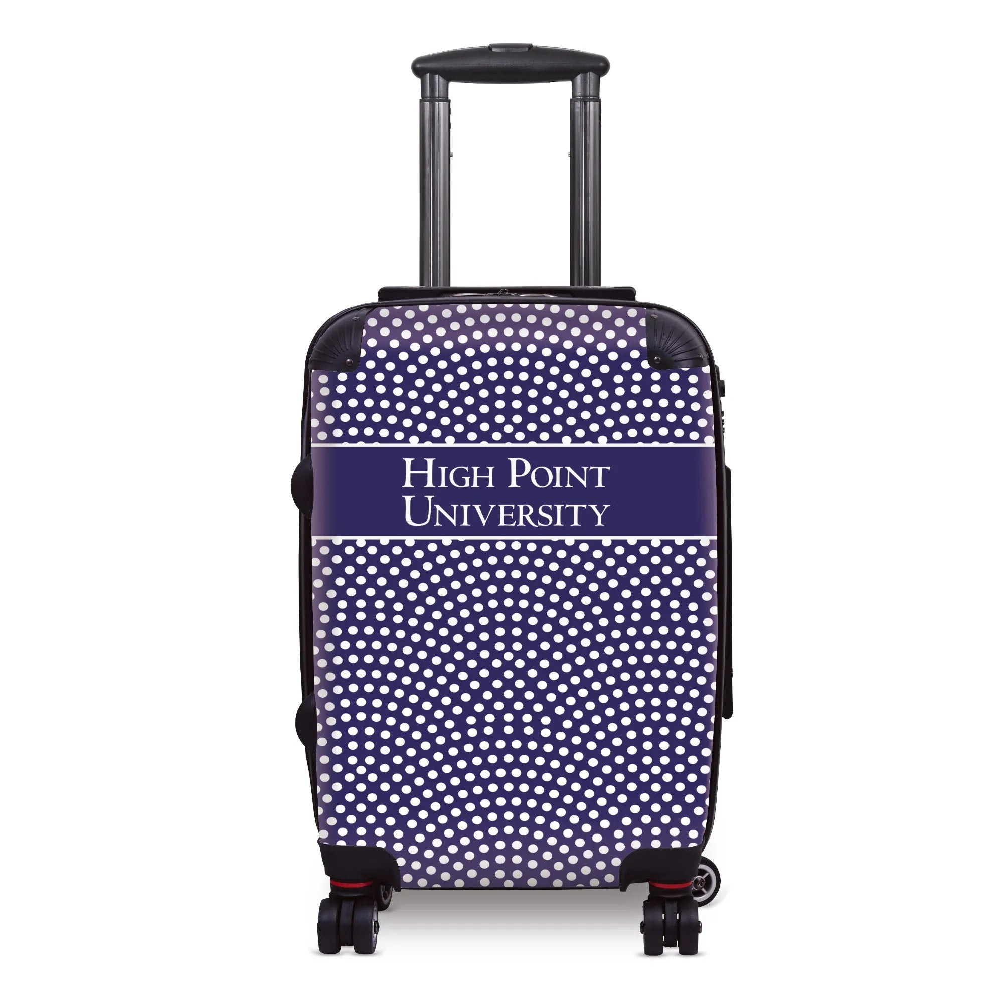 High Point University 20" Carry-On Suitcase Luggage - Dots | HPU