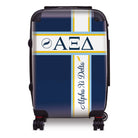 Alpha Xi Delta 20" Carry-on Suitcase Luggage - Cross Stripe | Gifts