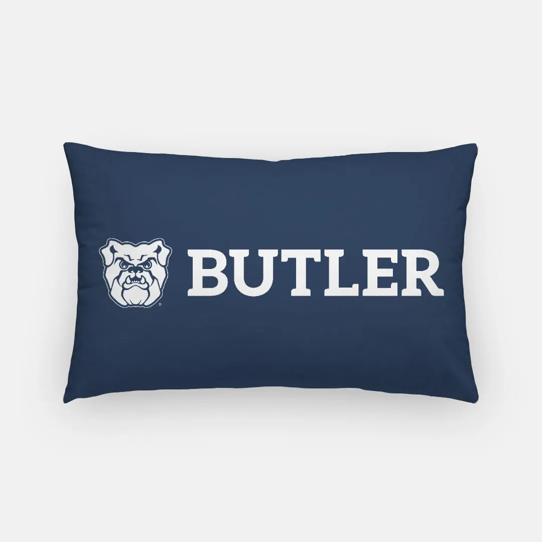 Butler University Bulldog Blue Lumbar Pillow Cover | Custom Gifts | Festive Fit Home