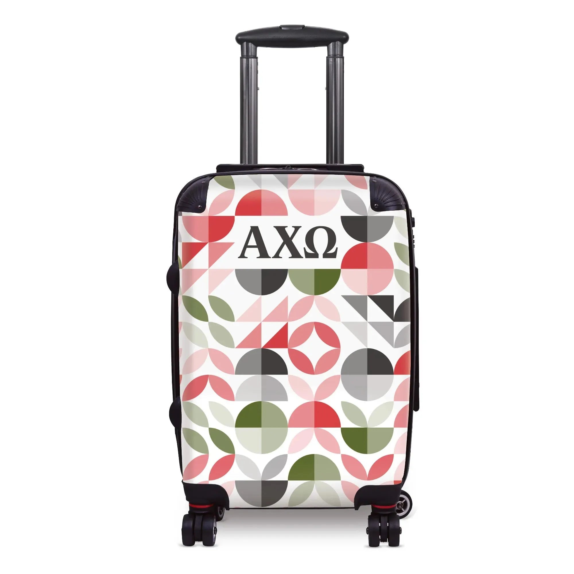 Alpha Chi Omega Carry-on Suitcase - Geo Petals Suitcases