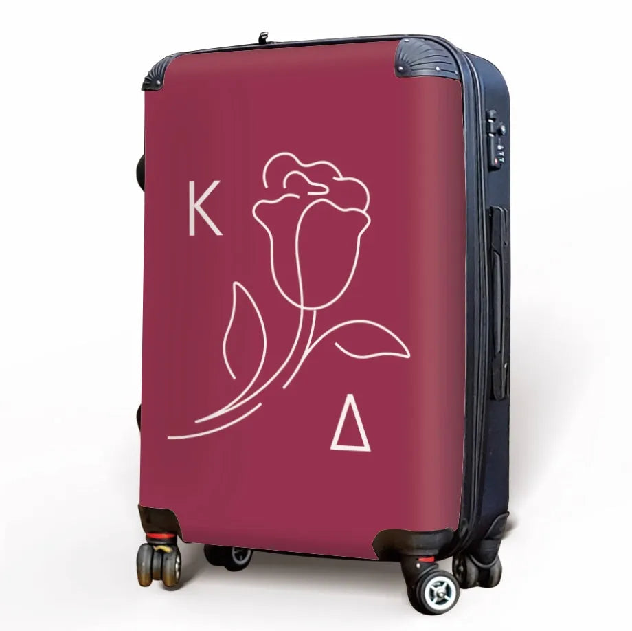 Kappa Delta Carry-on Suitcase - Rose Icon Suitcases