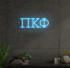 Pi Kappa Phi Greek Letters LED Neon Light | Dorm Decor Wall Sign