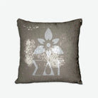 Sigma Delta Tau Sequin Pillow Cover - Droplet Tea Rose Pillow Covers