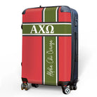 Alpha Chi Omega 20" Carry-on Suitcase Luggage Cross Stripe | AXO Gifts