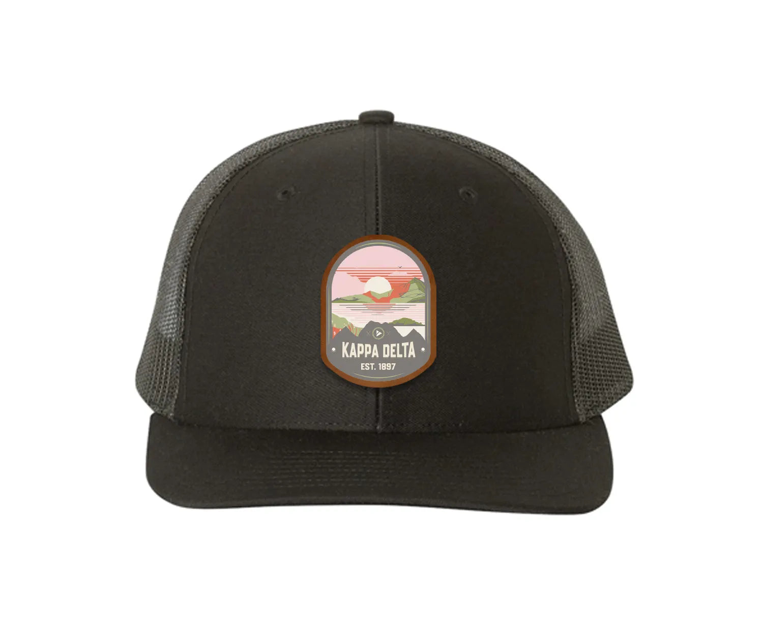 Kappa Delta Richardson 112 UV Print Leatherette Patch Trucker Hat - Ventura Trucker Hat