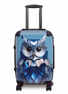 Kappa Kappa Gamma 20" Carry-on Suitcase Luggage - Jeweled Owl | KKG