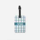 Alpha Chi Gingham Luggage Tag (Set of 2) | | AXO Travel Accessories