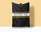 Sigma Nu Sherpa Blanket XL 60x 80 - Center Band | Sig Nu Gifts & Decor