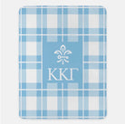 Kappa Kappa Gamma Blanket - Plaid 60"x80" | Official KKG Gift Shop | Festive Fit Home