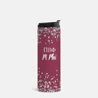 Pi Beta Phi Thermal Tumbler 16 oz. Glitter| Custom Pi Phi Travel Mug