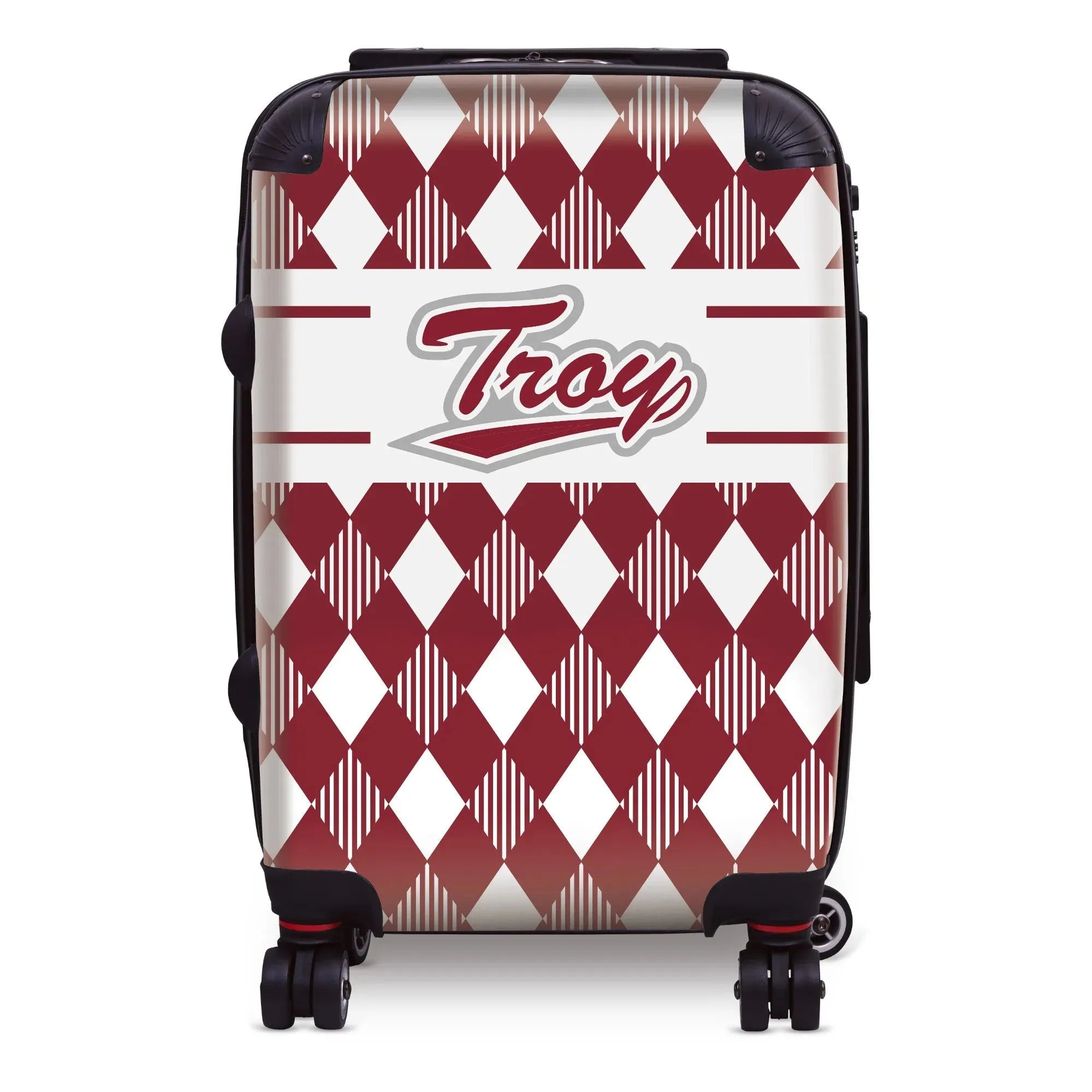 Troy University Carry-on Suitcase - Argyle Suitcases