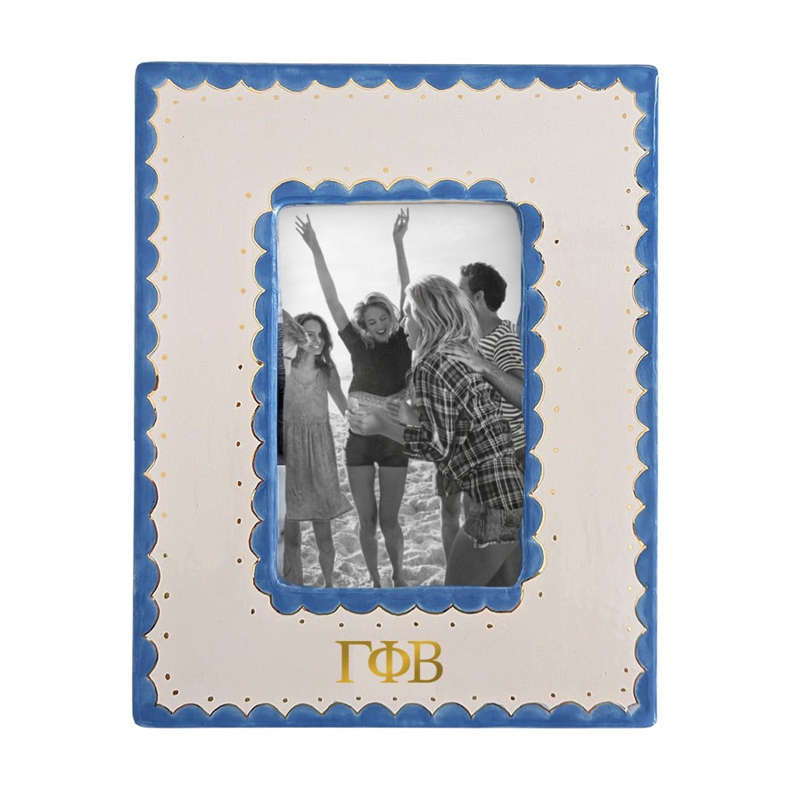 Gamma Phi Beta Scallop Picture Frame | GPhiB Big Little Gifts