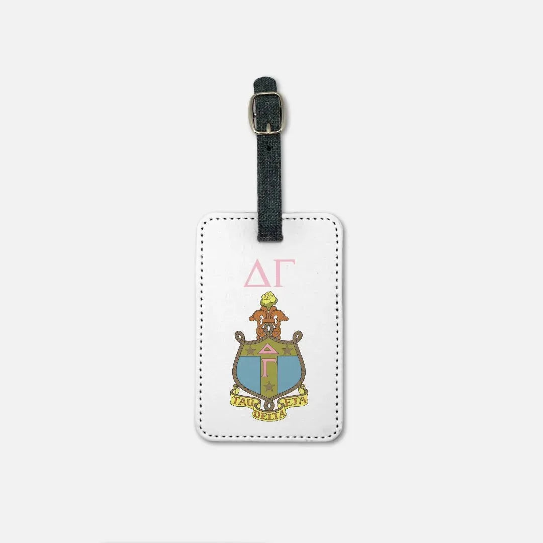 Delta Gamma (Set of 2) Luggage Tags - Crest Luggage Tags