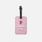 Alpha Phi Luggage Tag (Set of 2) Retro | APhi Travel Accessories | Gifts | Campus Greek Fit