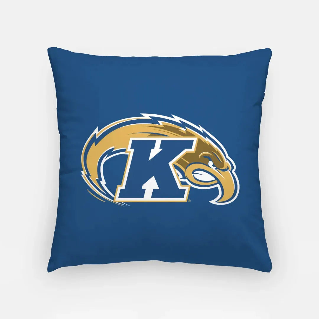Kent State University 18" Throw Pillow Cover - Blue Traditional Pillow Covers