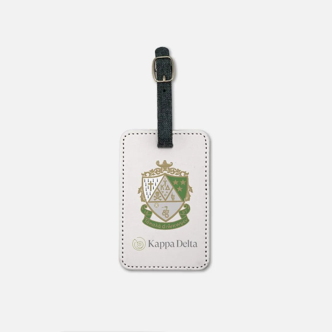 Kappa Delta Luggage Tag (Set of 2) Crest | Kaydee Travel Accessories | Gifts