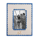 Delta Zeta Scallop Picture Frame | Sorority Big Little Gifts