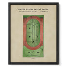 Running Track US Art Print | Sports-Themed Dorm Decor | Wall Art | Campus Greek Fit