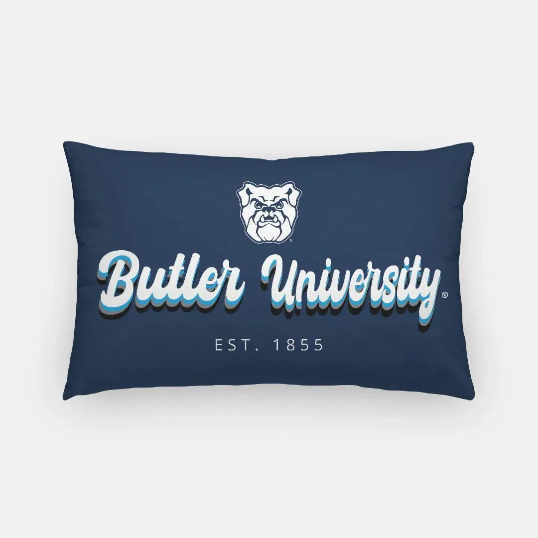 Butler University Retro Lumbar Pillow Cover Pillow Covers
