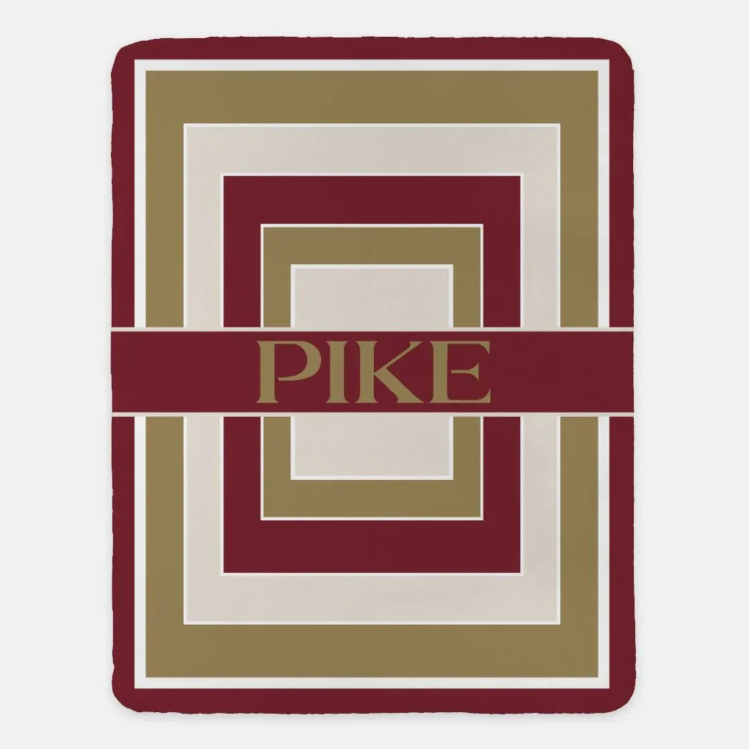 PIKE XL 60x80 Sherpa Blanket XL 60x80 - Geo Default Title Throw Blankets