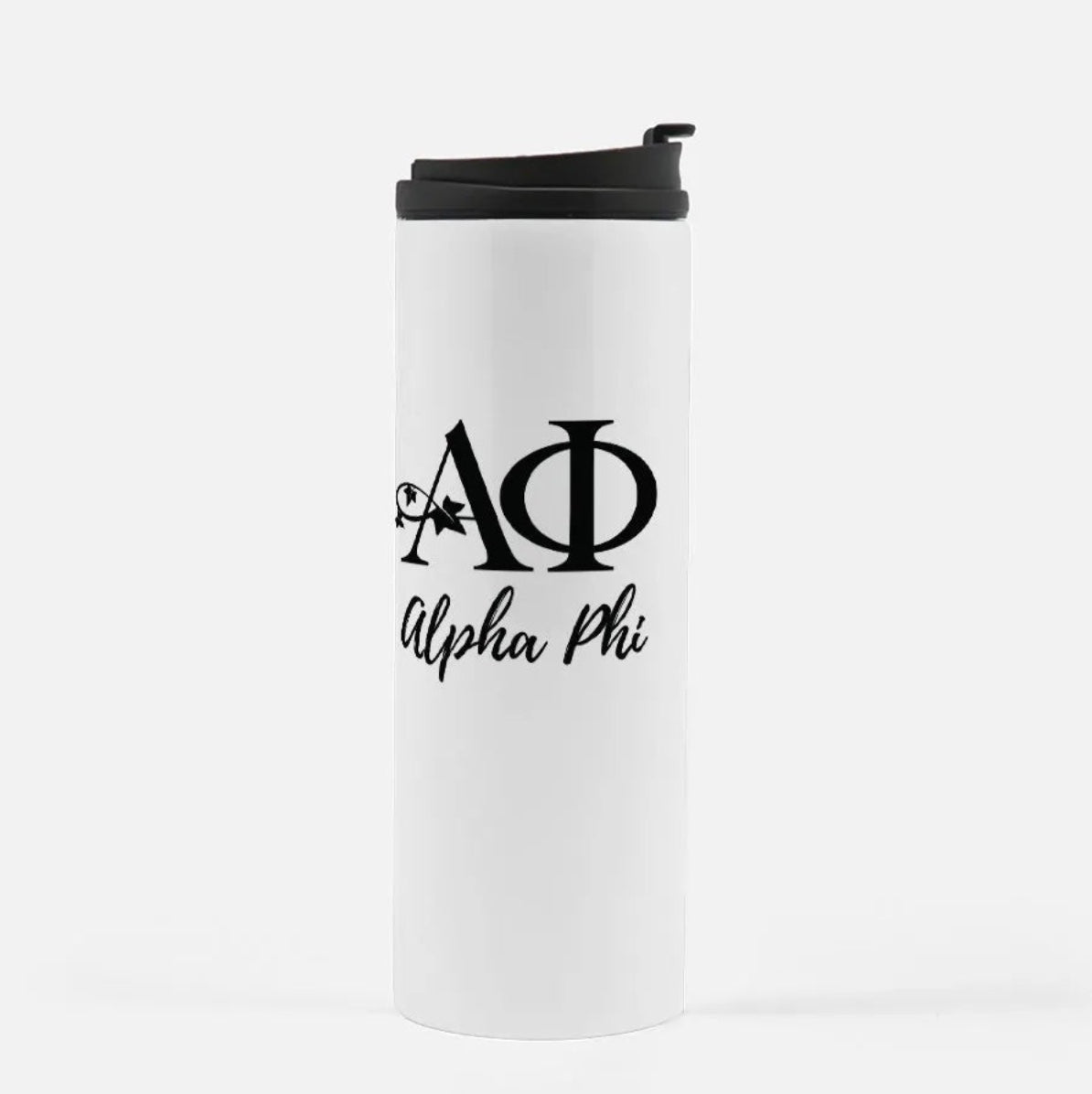 Alpha Phi Traditional Tumbler 16 oz. | APhi Water Bottle | Travel Mug