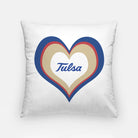 University of Tulsa Throw Pillow Cover - Layered Heart 18" | Gifts  and Decor | Festive Fit Home