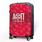 Alpha Omicron Pi 20" Carry-on Suitcase Luggage - Rose Pattern | Gifts