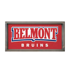 Belmont Bruins 12x24 Wood Framed Sign | Wall Art | Gifts & Dorm Decor