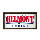 Belmont Bruins Framed Sign - 12"x24" | Official Merchandise and Gifts | Festive Fit Home