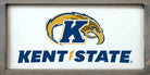 Kent State University Large 12x24 Wood Framed Sign - Golden Flashes Weathered Gray Wall Art & Signs