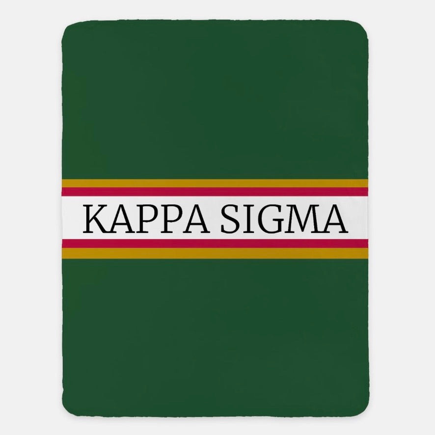 Kappa Sigma XL 60x80 Blanket - Traditional Center Band | Official Merch