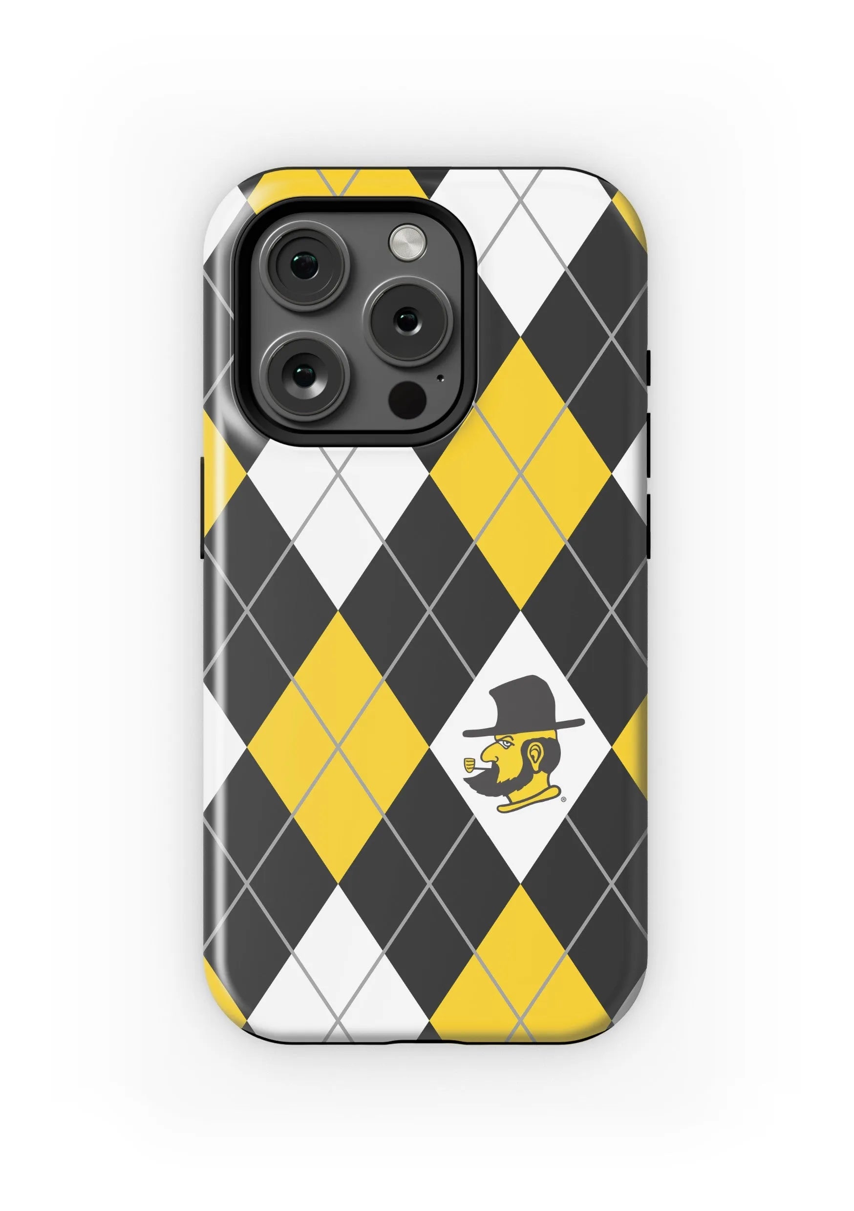 Appalachian State University iPhone 16, 15, 14, 13 Mobile Phone Case -Argyle Matte Mobile Phone Cases