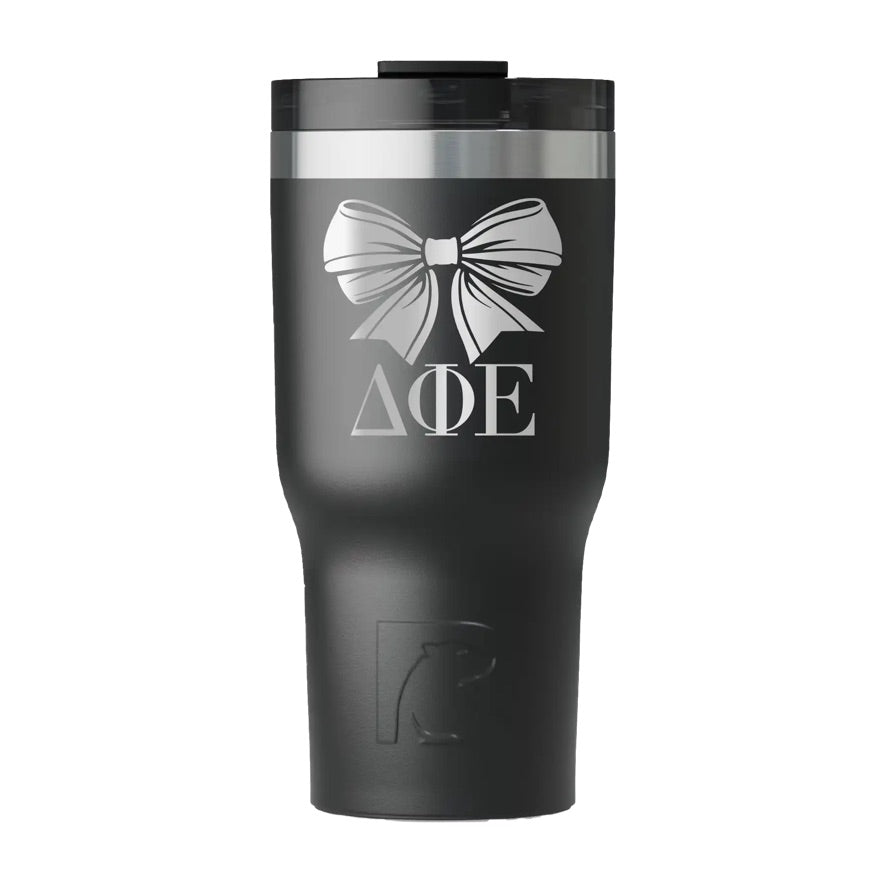 Delta Phi Epsilon RTIC 20 oz Essential Ceramic Lined Tumbler - Bow