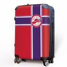 Red Hat Society 20" Carry-on Suitcase Luggage - Stripes Suitcases