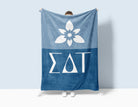 Sigma Delta Tau Blanket - Color Block 60"x80" | Custom Sig Delt Gifts