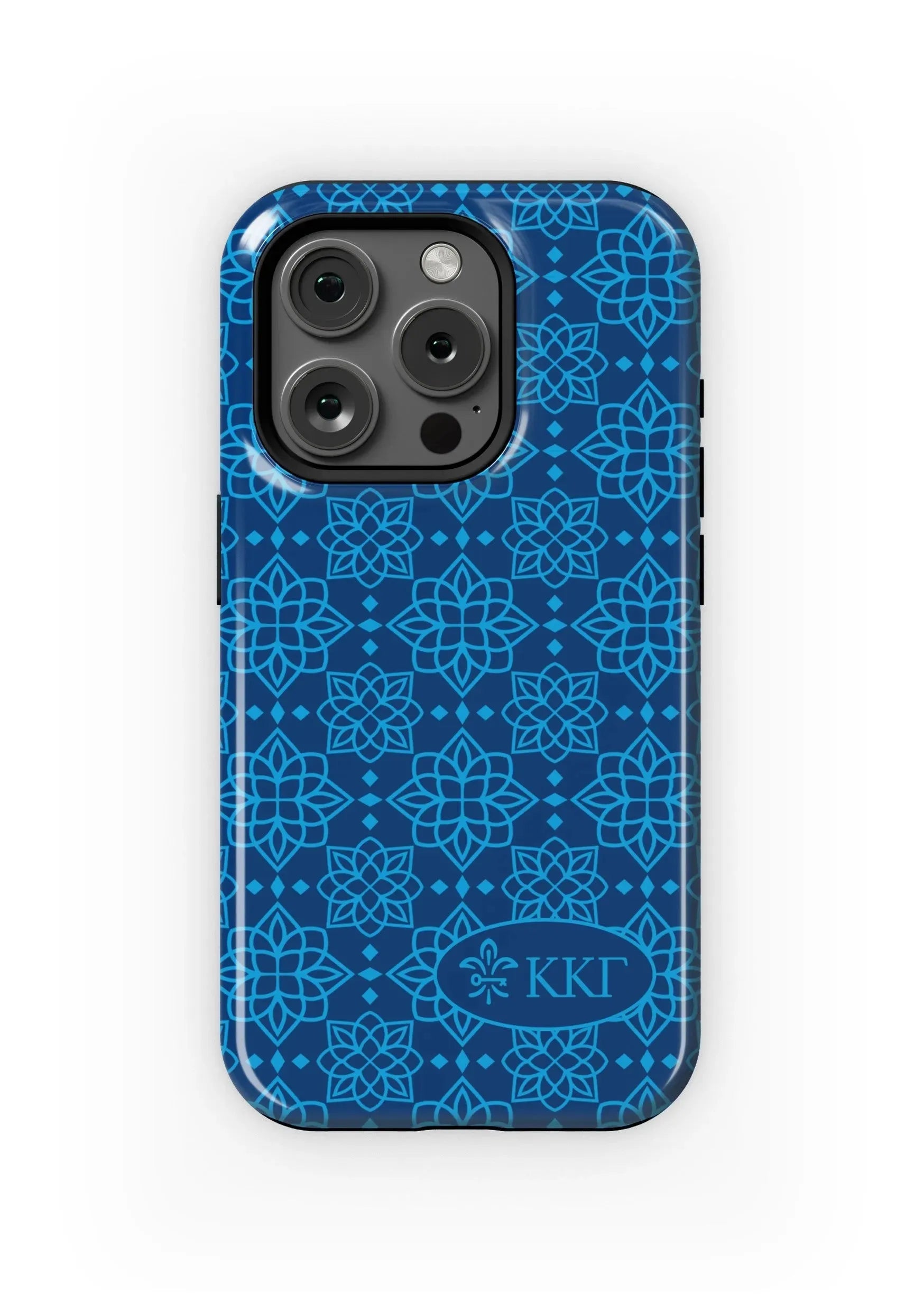 Kappa Kappa Gamma iPhone 16, 15, 14 Mobile Phone Case - Kappa Ornate Gloss Mobile Phone Cases