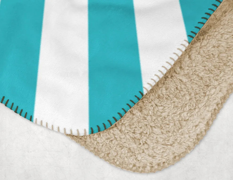 Tri Sigma XL 60x80 Sherpa Throw Blanket Starburst Throw Blankets