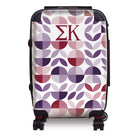 Sigma Kappa 20" Carry-on Suitcase Luggage - Geo Petals