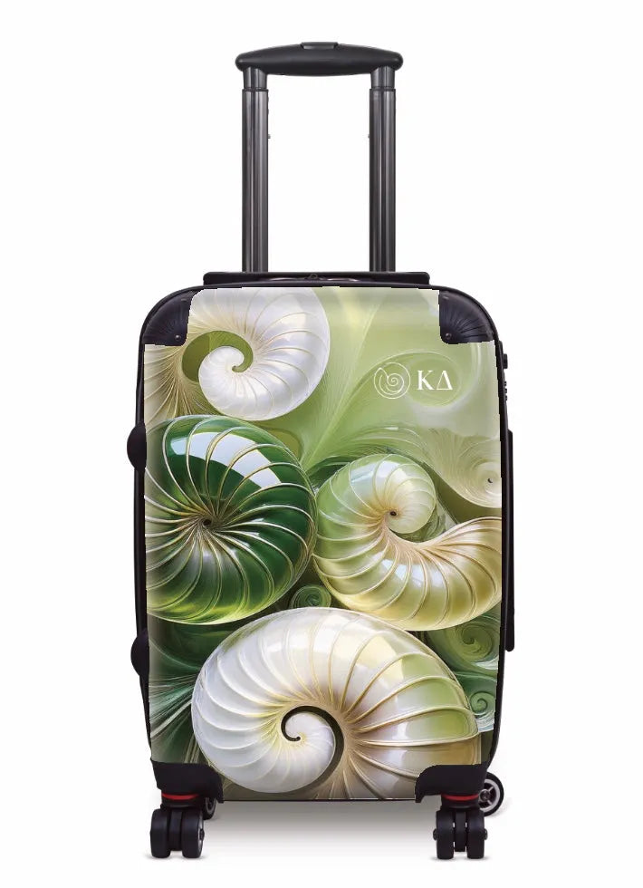 Kappa Delta Carry-on Suitcase - Jeweled Nautilus Shells Suitcases