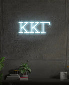 Kappa Kappa Gamma Greek Letters LED Neon Sign | Dorm Decor | Wall Sign